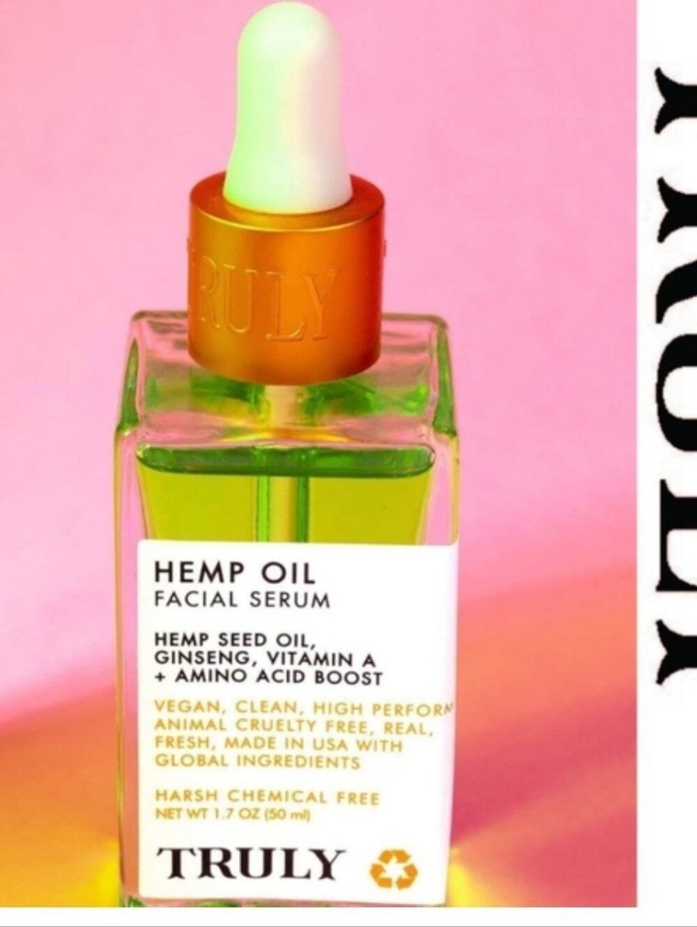 Truly Hemp Oil Facial Serum